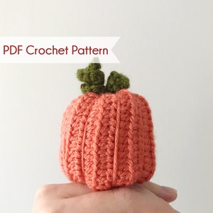 Crochet Pumpkin PDF Pattern - Advanced Beginner, Crochet Pattern & Tutorial