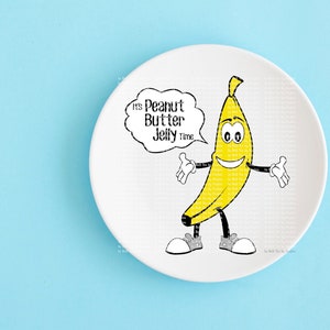 It's Peanut Butter Jelly Time | PBJ Banane SVG & PNG geschnittene Datei