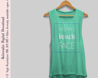 Resting Beach Face SVG & PNG file