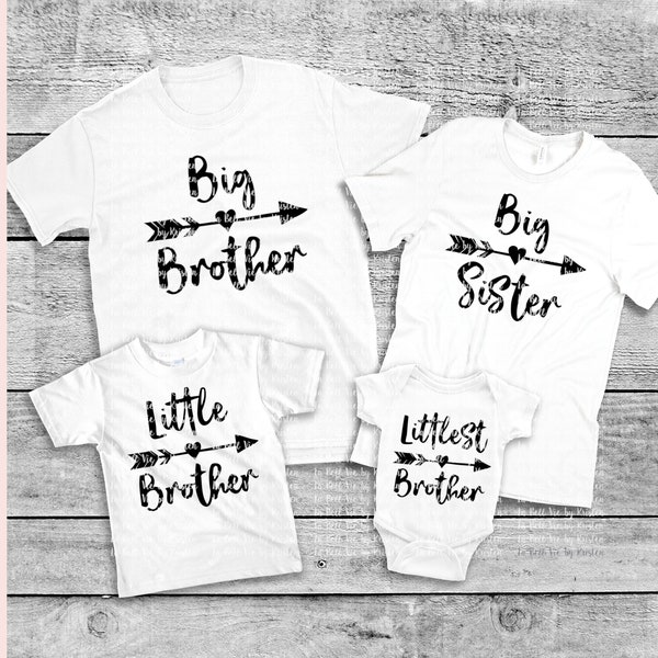 Big Middle Little Brother Sister Sibling SVG & PNG Files