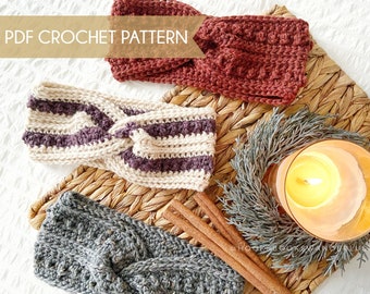 Emberly Ear Warmer PDF Crochet Pattern | Headband | Beginner, Advanced Beginner