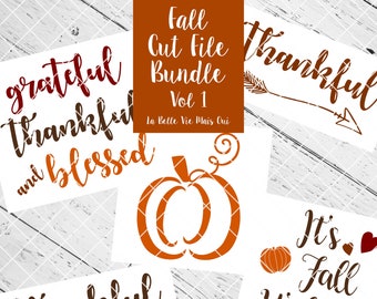 Fall Cut File Bundle Volume 1 -  SVG & PNG file