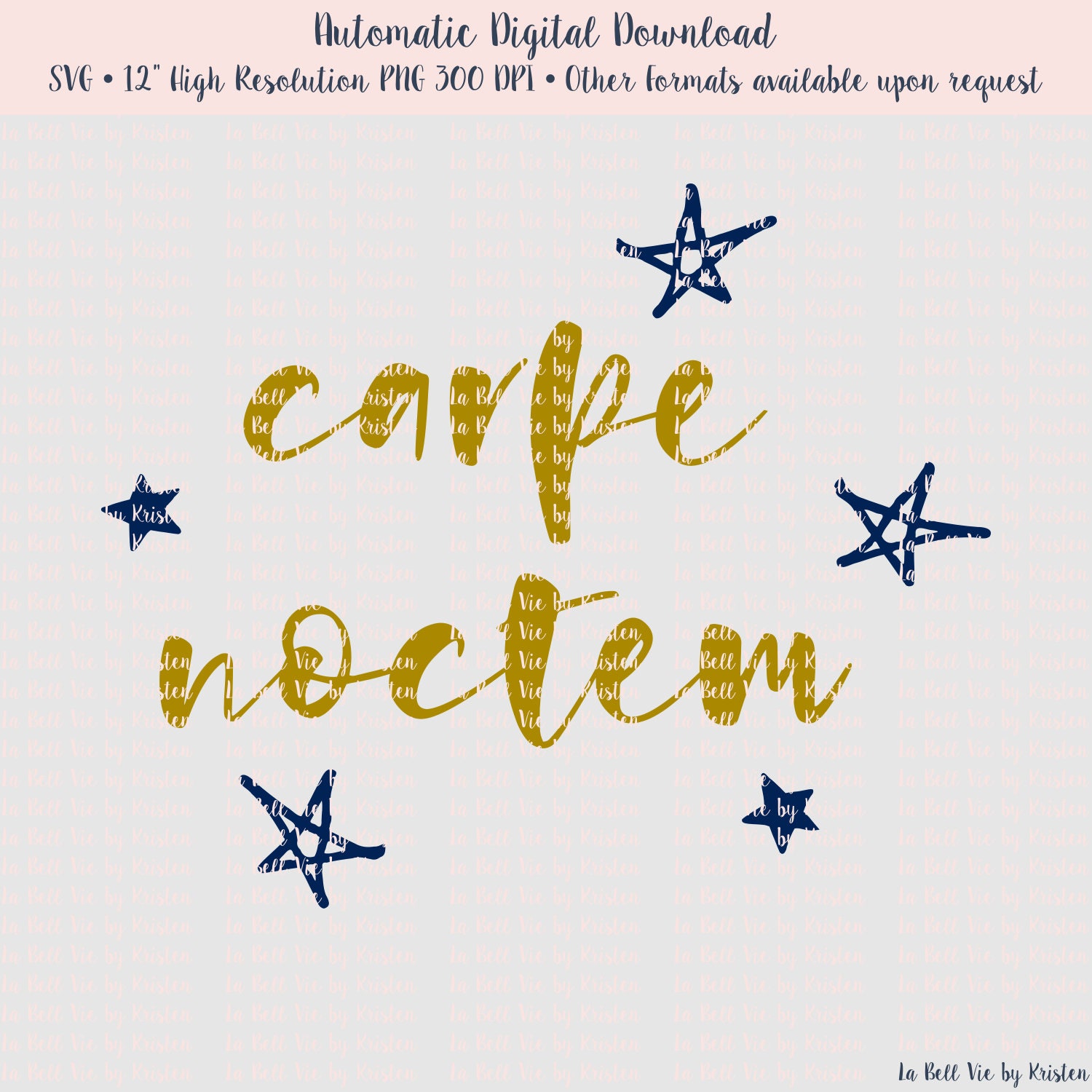 Carpe Noctem SVG & PNG Files - Etsy