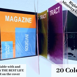 Rigid / Firm Ministry Organizer - JW Magazine Holder - Field Service Portfolio - Pioneer gift
