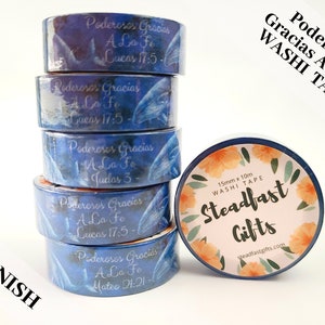 JW Stationary - JW Letter Writing - Poderosos Gracias A La Fe - Washi Tape