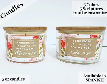 JW Gift for Everyone - Candle for Pioneers - Bible Scripture Candle