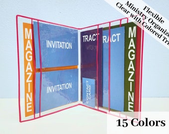 Flexible Ministry Organizer - Field Service Organizer - JW Magazine Holder - Field Service Portfolio - Pioneer gift