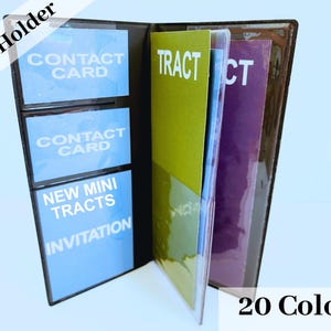 JW Tract Holder - NEW Mini Tract Ministry Organizer