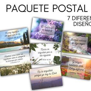 Postales JW - Pacote POSTAL de 7 Diferentes Diseños - Regalos JW