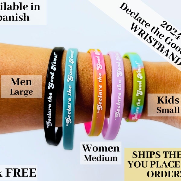 2024 JW Convention - Declare the Good News! - Wristbands