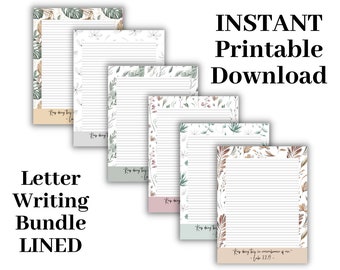 JW Printable Letter Writing Stationery - Memorial Letter Writing Sheets - DIGITAL Download