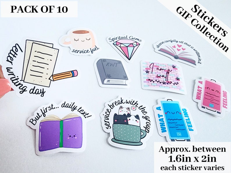 JW Special Collection Stickers Pack of 10 image 1