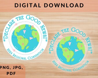 Declare The Good News - Digital Download - JPG PNG PDF