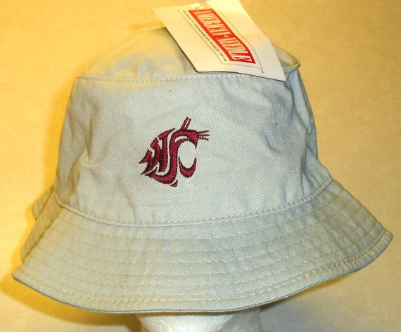 Washington State Cougars Mens Bucket hat sz. Larg… - image 1