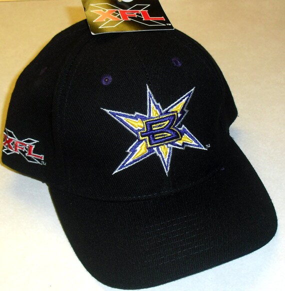 vintage XFL Birmingham Thunderbolts shirt sz L 20… Gem