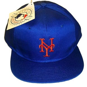 New York Mets 90s Vintage Mens Snapback hat New Tags Gooden Strawberry Mlb