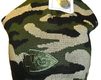 Kansas City Chiefs Mens Adult Camo Beanie Winter Hat New Nfl