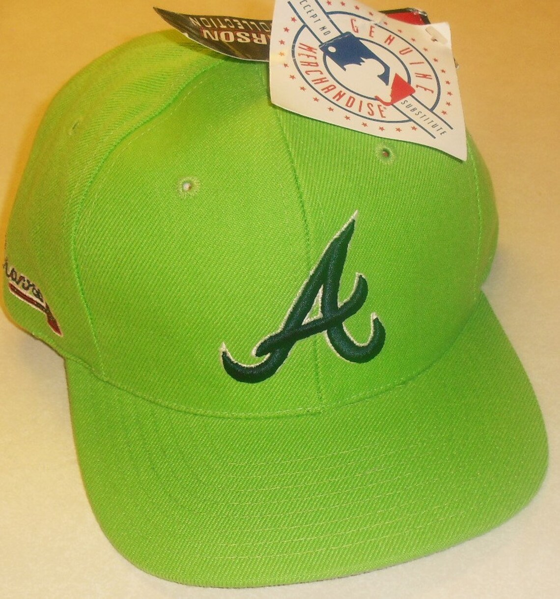 lime green atlanta braves hat
