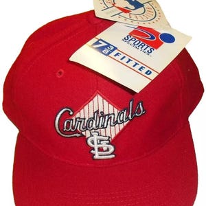 St Louis Cardinals 90s Sports Specialties fitted hat sz. 7 3/8 Ozzie Smith years New Mlb