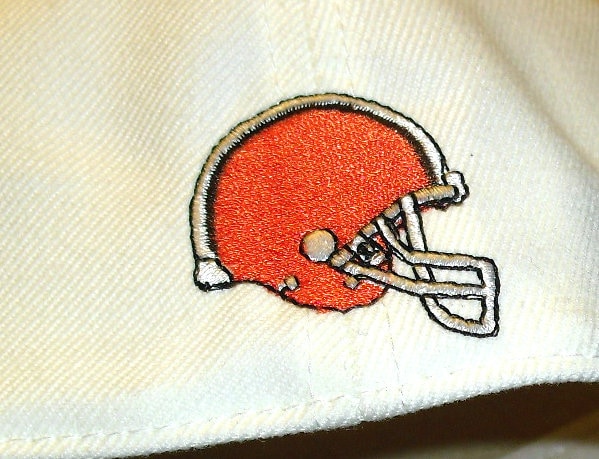 Cleveland Browns All White American Needle VIntage 90s