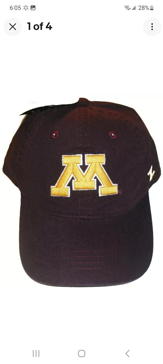 Minnesota Gophers Zephyr adjustable Strapback hat… - image 1