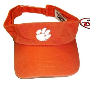 Clemson Tigers Mens Zephyr Orange Visor hat cap Ncaa New