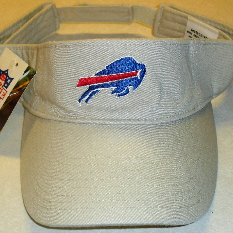Buffalo Bills Light Tan Color Visor Hat 
