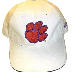 Clemson Tigers University Mens New Era Adjustable Strapback hat cap logo New