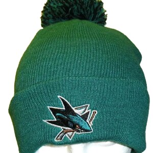 Sj Sharks Beanie Etsy