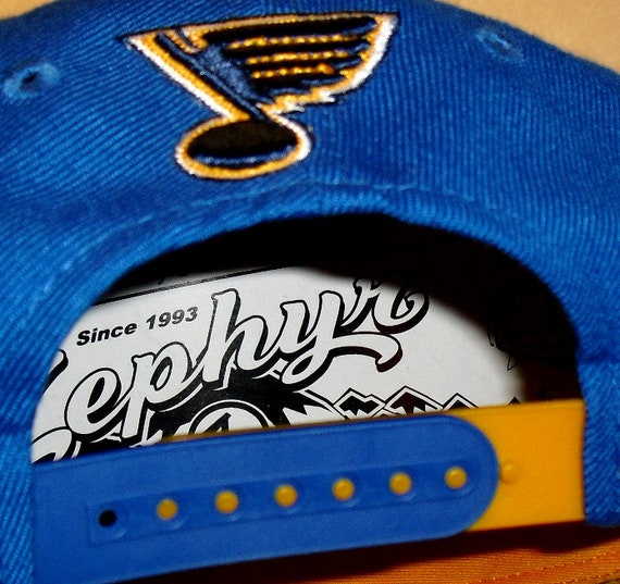 RARE Vintage 90s St Louis Blues Cap The Game Big Logo Hockey Snap Back Hat  NHL