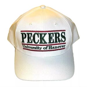 Hanover University Peckers The Game Vintage 90s Snapback hat Ncaa