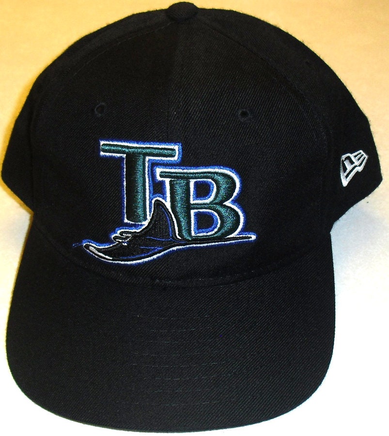 Vintage Tampa Bay Devil Rays Snapback Hat Cap MLB 90s Snap Back World Series TB Baseball