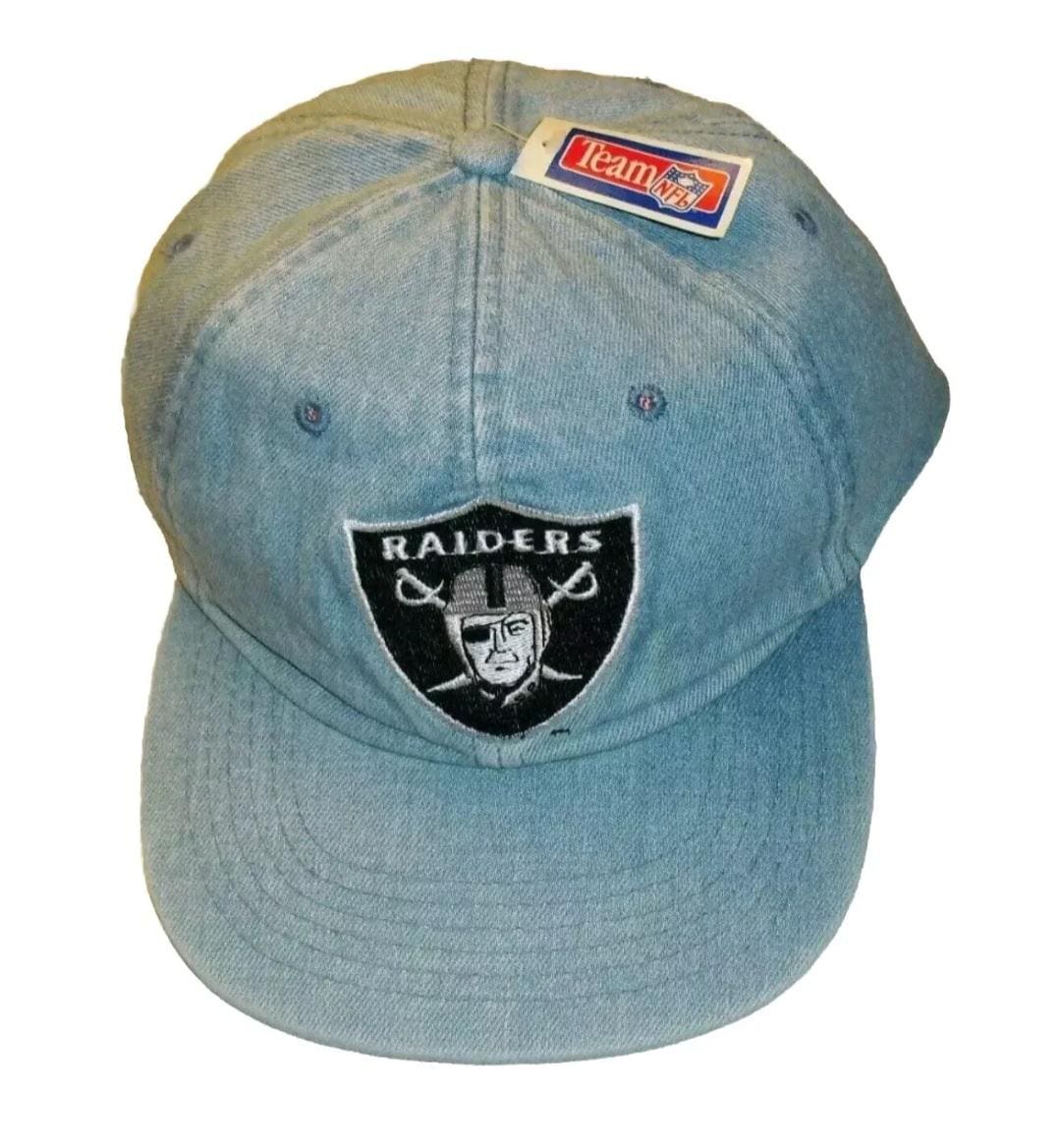 Los Angeles Oakland Raiders Denim Style New Era Vintage 90s