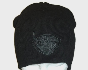 Atlanta Thrashers Mens All Black Beanie Winter hat cap New Tags Nhl Hockey