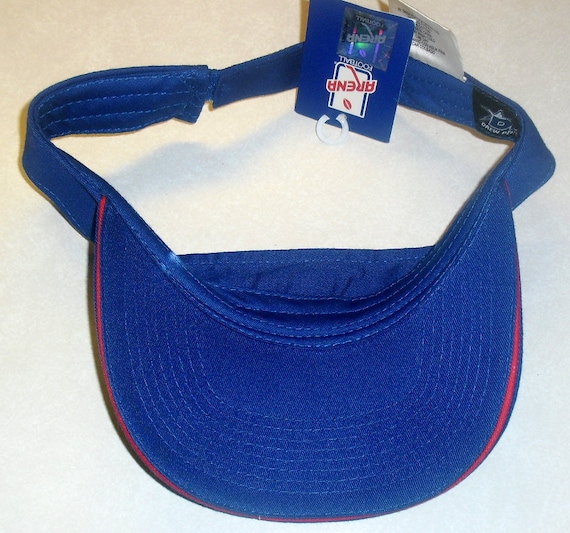 Men's MLB Team Visor - Adjustable Mesh Golf Hat With Hook & Loop Closure And Wicking Sweatband