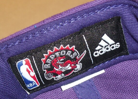 Toronto Raptors Adidas Snapback hat Nba New Purpl… - image 3