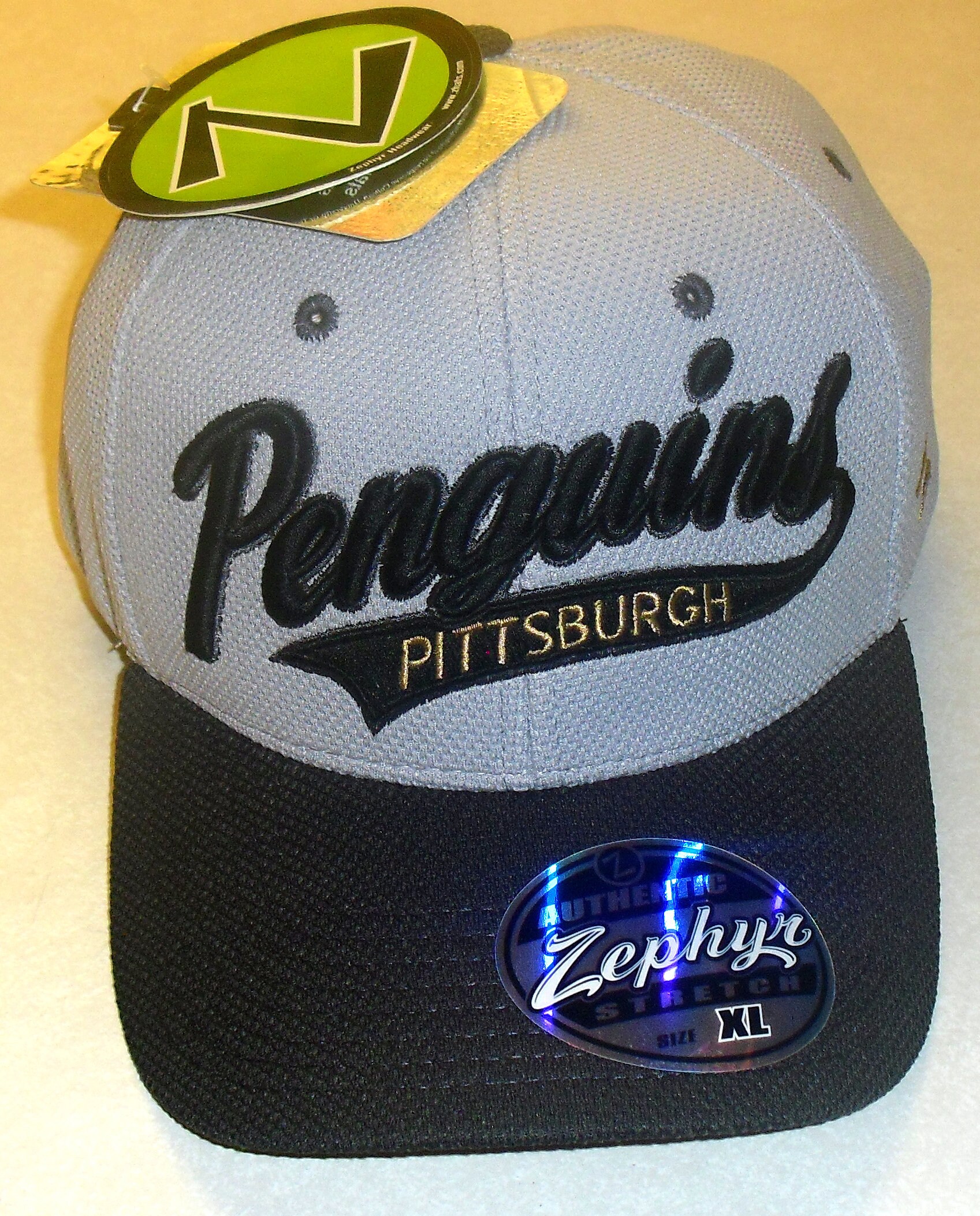 Vintage Pittsburgh Penguins Wool Hat Adult 90's Adjustable Cap Mens