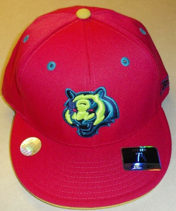 Cincinnati Bengals Reebok Pink Lime Green Fitted … - image 1