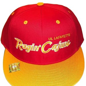 Louisiana Lafayette University Ragin Cajuns Script Logo Snapback hat New Ncaa