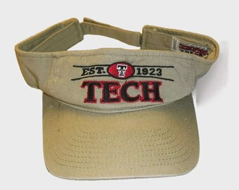 Texas Tech Red Raiders Established 1923 Logo Mens Zephyr Visor hat cap New Ncaa