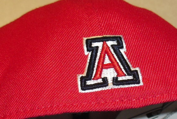 Arizona Wildcats Mens Zephyr Fitted Hat Sz. 7 3/8 New Ncaa