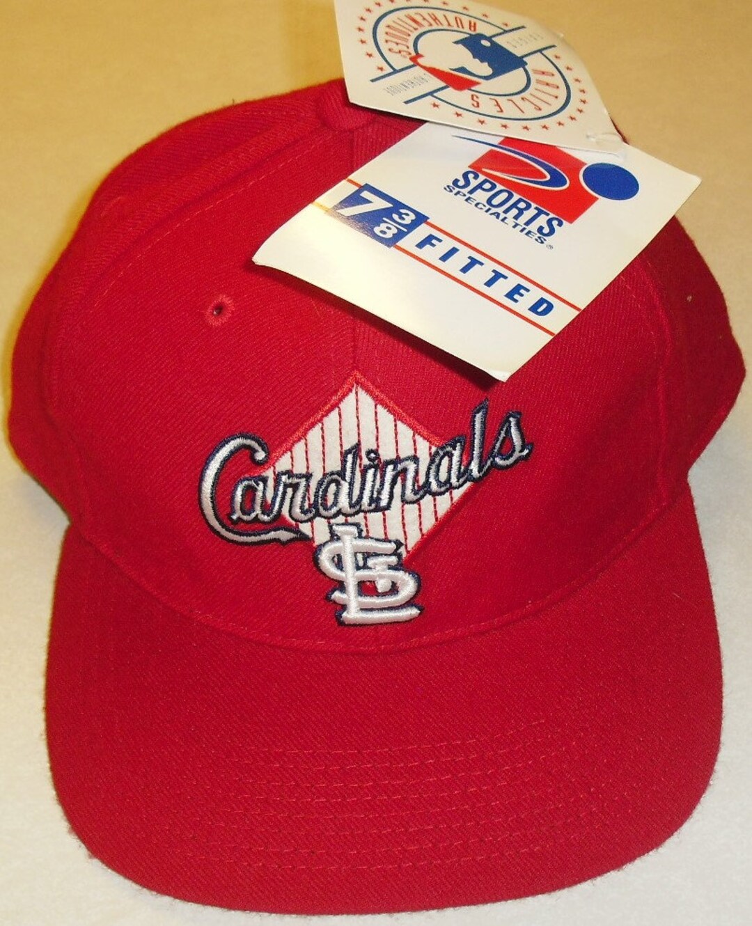 St Louis Cardinals 90s Sports Specialties Fitted Hat Sz. 7 3/8 Ozzie