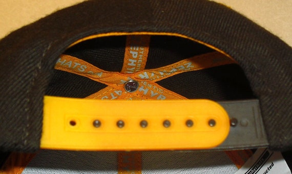 Wyoming Cowboys Kids Youth Boys Brown Yellow Zephyr Snapback hat cap New Ncaa View 4