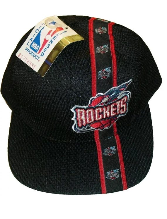 Houston Rockets VIntage 90s Snapback hat New Era Hakeem Olajuwon