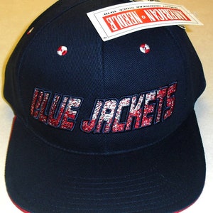 Columbus Blue Jackets Vintage American Needle 90s Snapback hat Nhl New image 1