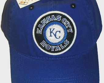 Kansas City Royals Mens Adjustable Strapback hat Cap New Tags Mlb Blue