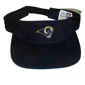 Los Angeles Rams Adult Visor Hat One Size Blue New with tags Nfl
