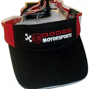 Dodge Motorsports Nascar Vintage 90s Visor Hat Brand New Car Automobile Rare