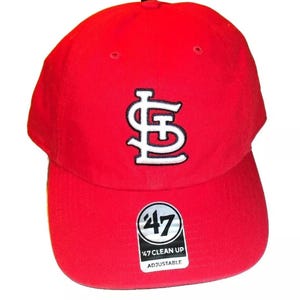 St. Louis Cardinals 47 Brand Mens Clean Up Adjustable Strapback hat cap New Mlb