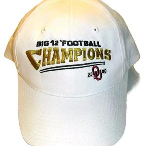 Oklahoma Sooners Vintage 2000 Big 12 Champions Champs Mens Snapback hat New Ncaa
